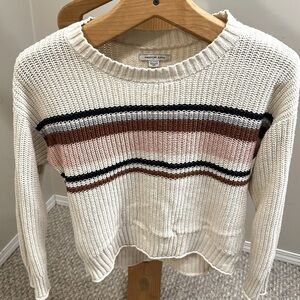 American Eagle striped knit sweater size xs